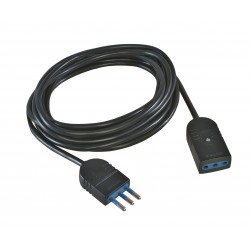 Prolunga lineare da 5m, cavo h05vv-f 3x0,75mm², sp