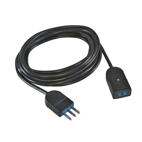 Prolunga lineare da 5m, cavo h05vv-f 3x0,75mm², sp
