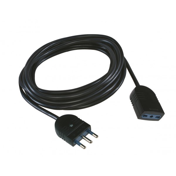 Prolunga lineare da 5m, cavo h05vv-f 3x1mm², spina