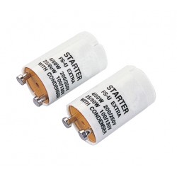 2 starters 4/65w 230v~, indicati per tubi 18/36/58