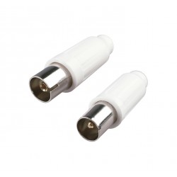 Spina e presa mobile tv con uscita cavo assiale, p