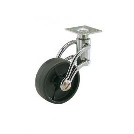 Ruota nylon nero d50 elite pias.gir.crom