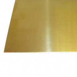 Lastra in ottone lucido per portoni 200x25 cm