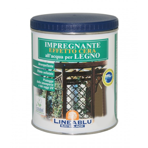 Impregnante acqua cera mogano esterno lt 0,75