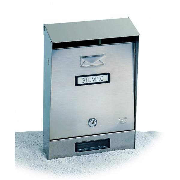 Cassetta post.inox c/tetto