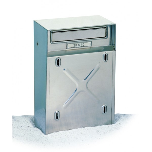 Cass.post.per recinzione inox