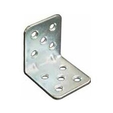 Piastra piegata 45x45x40 mm zincato