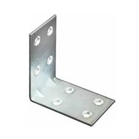 Piastra piegata 40x40x30 mm zincato