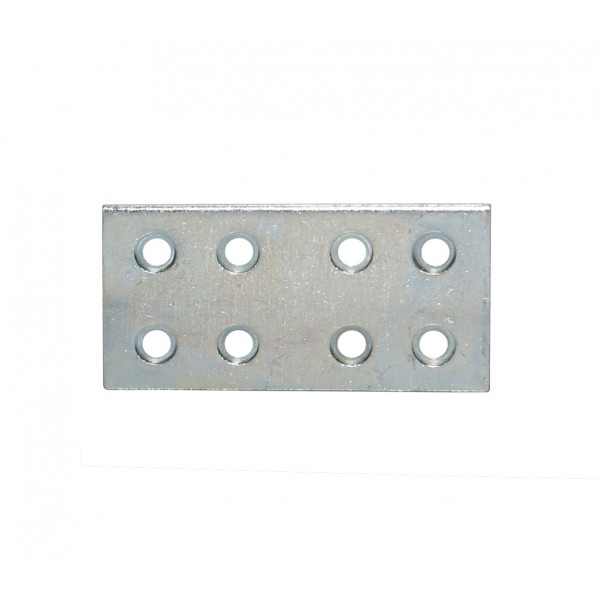 Piastra diritta 60x30x2 mm zincato