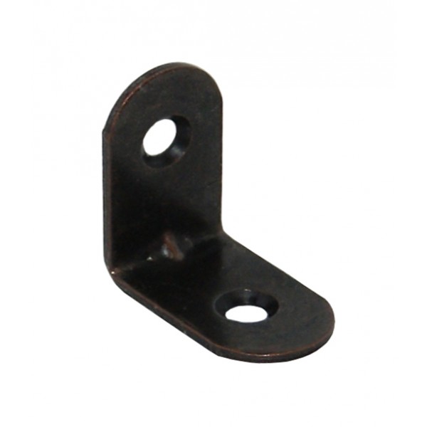 Lastrina piegata 25x25x15 mm bronzato