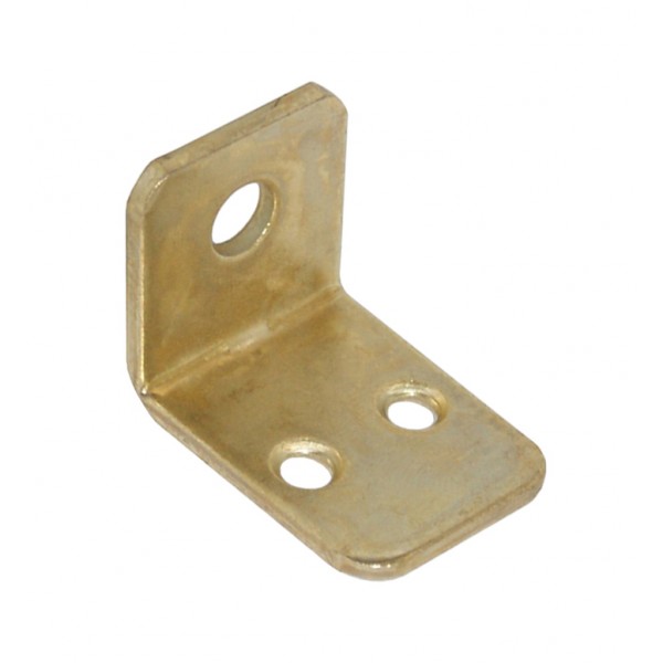Piastra piegata 28x22x21 mm ottonato