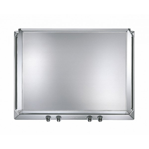 Coperchio piani c/comandi frontali 70 cm inox